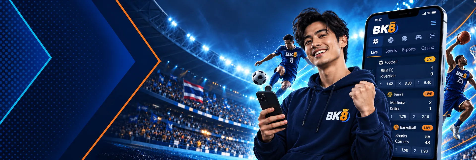 แอปมือถือ BK8 สำหรับ Android และ iOS